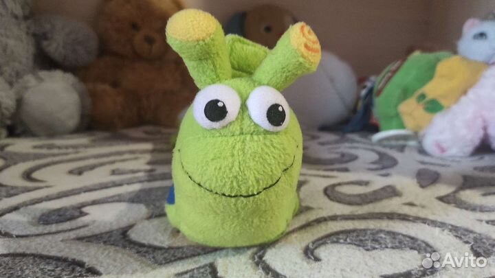 Мягкая музыкальная игрушка пианино- улитка