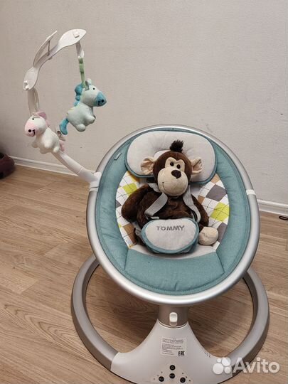 Детские электронные качели tommy