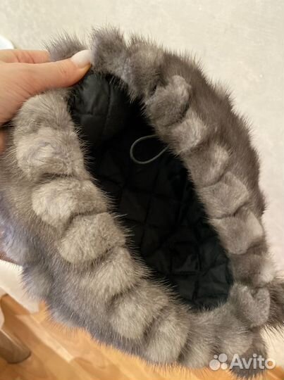 Шапка норковая женская новая