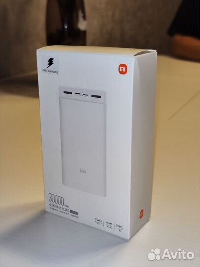 Повербанк внешний аккумулятор Xiaomi 30 000 mAh