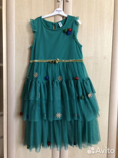 Платье новогоднее Елка