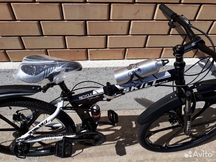 Новый складной велосипед на литых дисках