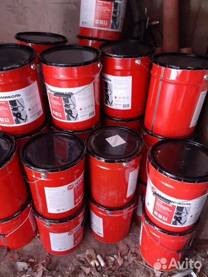 Ведро металлическое с крышкой, из под мастики, тех