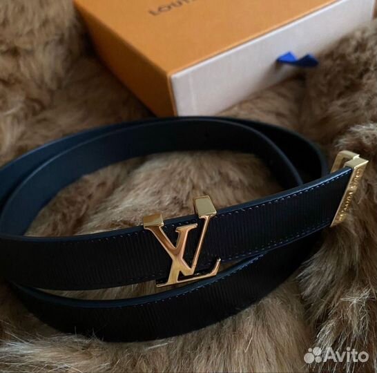 Ремень louis vuitton initiales 20 mm с коробкой