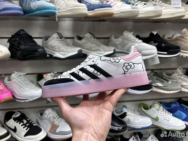 Кроссовки Adidas samba Hello kitty