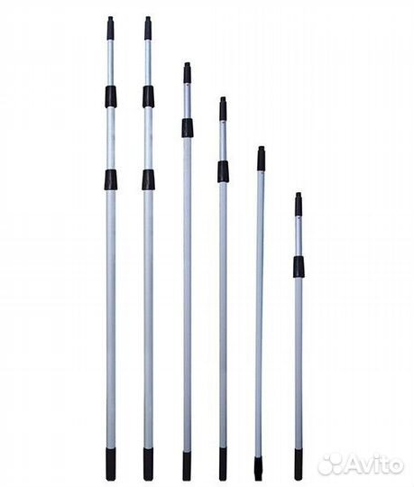 Телескопический шест (штанга) 4 М. 3 секции