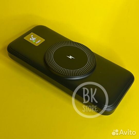 Повербанк 20000 mAh с беспроводной зарядкой