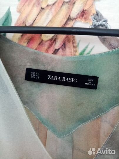 Юбка плиссе Zara и блузка Zara