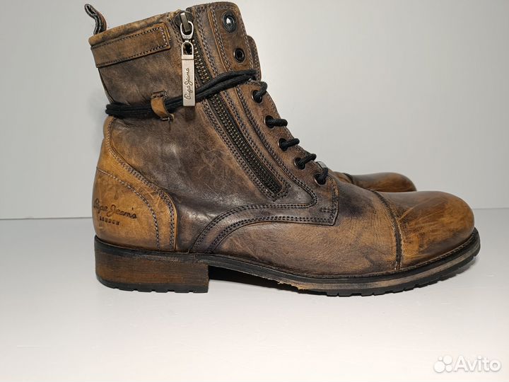 Ботинки мужские кожа Pepe Jeans оригинал 44-45
