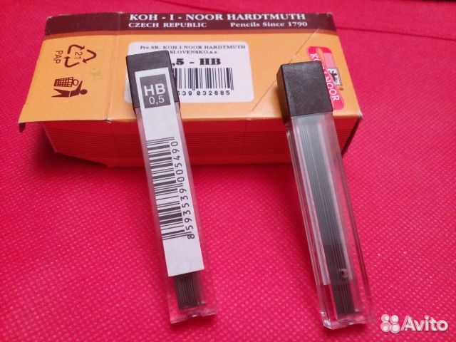 Набор грифелей Koh-I-Noor Чехия HB.0.5 - 144 штуки