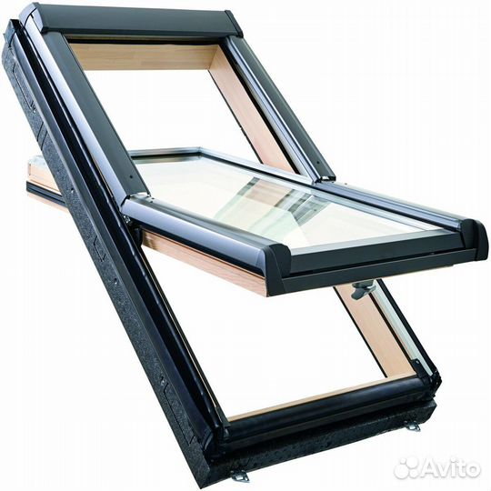 Мансардные Окна Roto R45 однокамерные