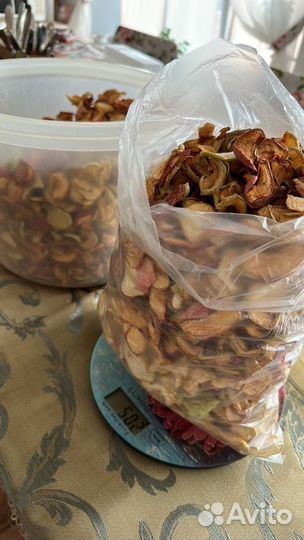 Сушеные яблоки