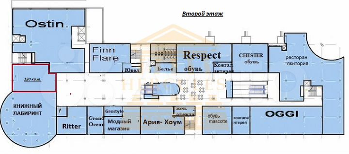 Торговая площадь, 120 м²