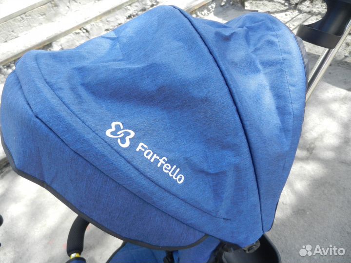Велосипед-коляска Farfello новый фара,поворотное