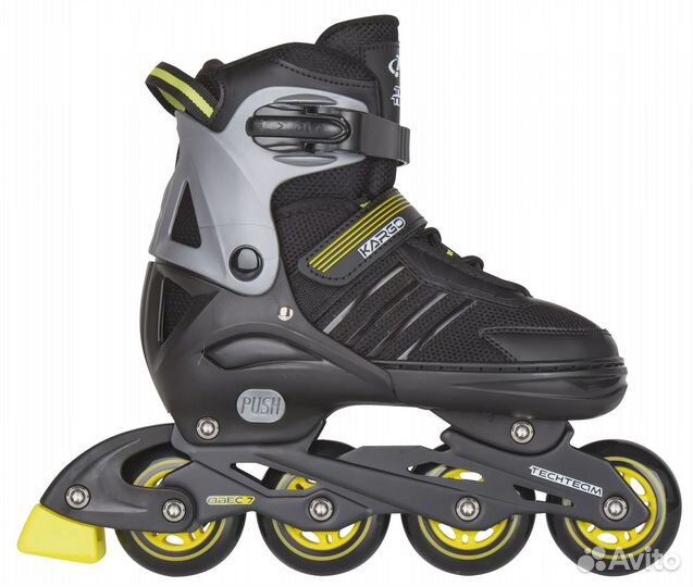 Роликовые коньки Kargo р.35-38 М черный