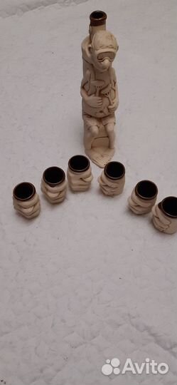 Набор подарочный Бутыль с 6 стаканчиками