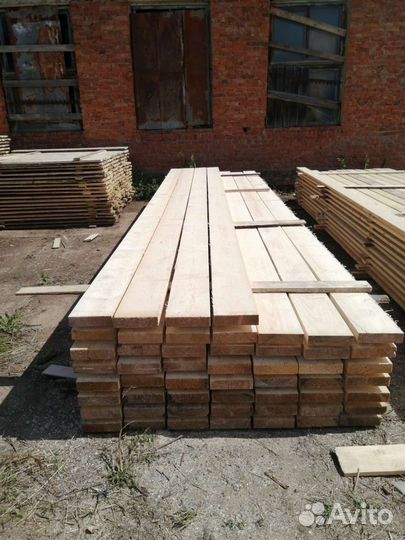 Доска обрезная ел, сосна