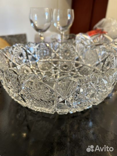 Вазы хрусталь советский