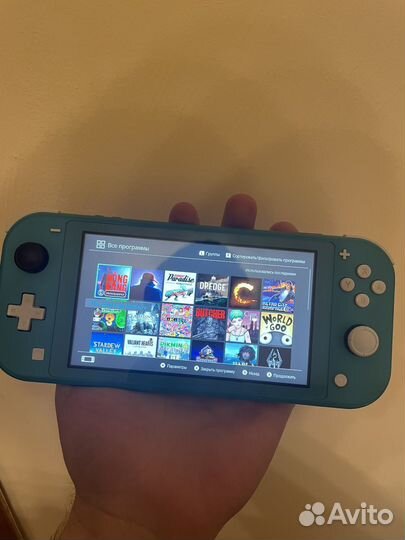 Nintendo switch lite прошитая 256gb