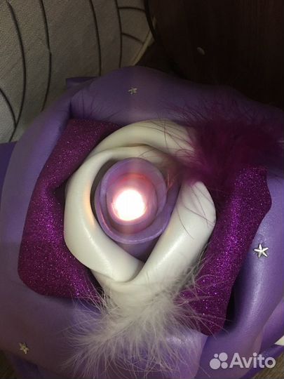 Светильник роза из изолона новый