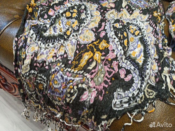 Палантин etro хлопок /кашемир италия