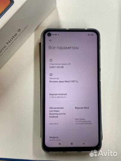 Xiaomi Redmi Note 9, 4/64 ГБ