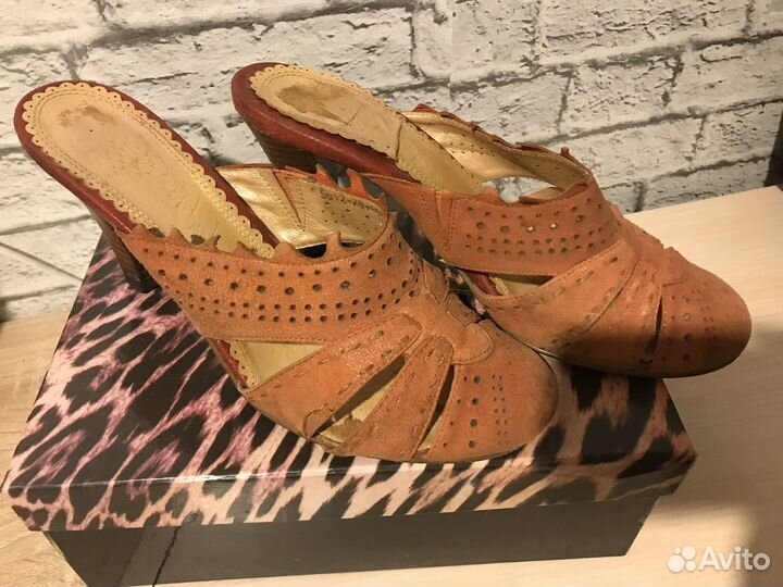 Сабо женские натуральная кожа 37р