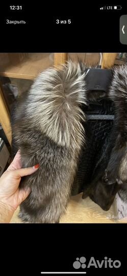 Шуба из чернобурки