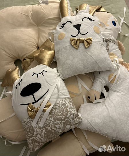 Бортики в детскую кроватку