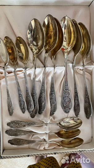 Мельхиоровые столовые приборы