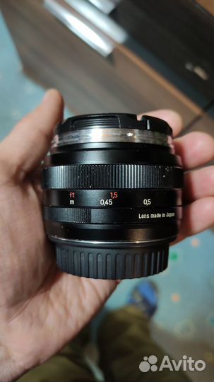 Ручной объектив Carl Zeiss 50mm f1.4 ZE Canon EF