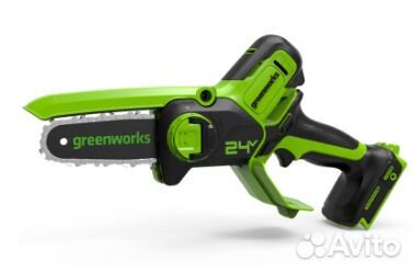 Цепная мини-пила Greenworks GD24csmnx 24V (15 см)