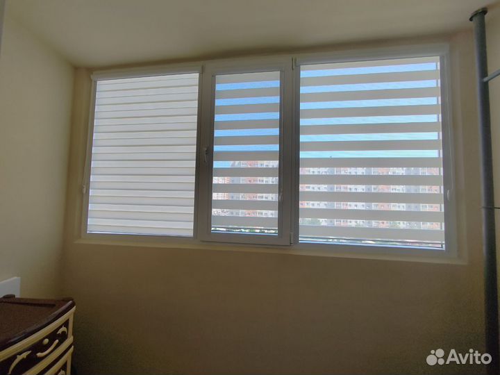 Рулонные шторы зебра