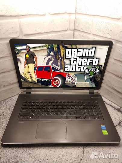 Игровой HP c SSD/17,3 Дюйма/Nvidia 2GB/8GB Озу