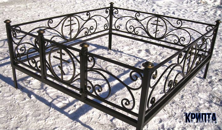 Ограды кованные на могилу, все размеры