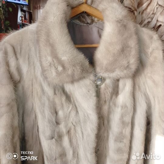 Шуба норковая + берет