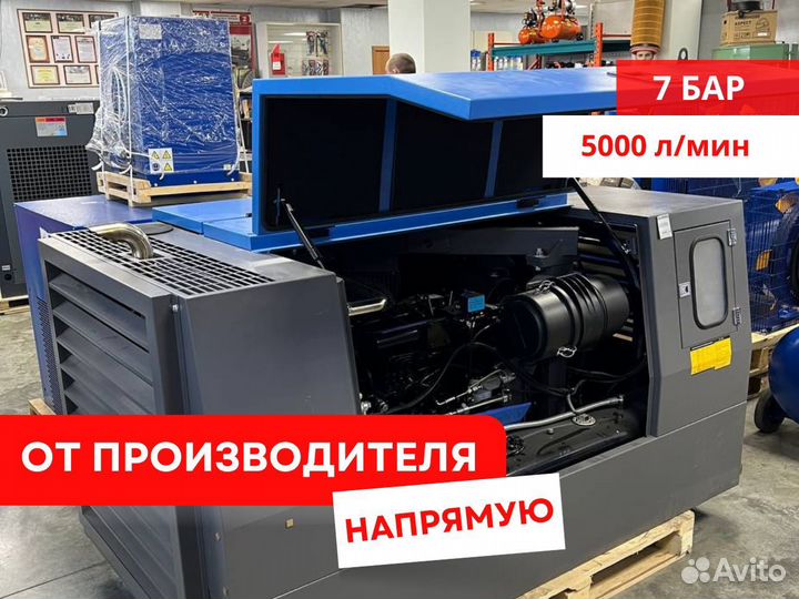 Винтовой дизельный компрессор