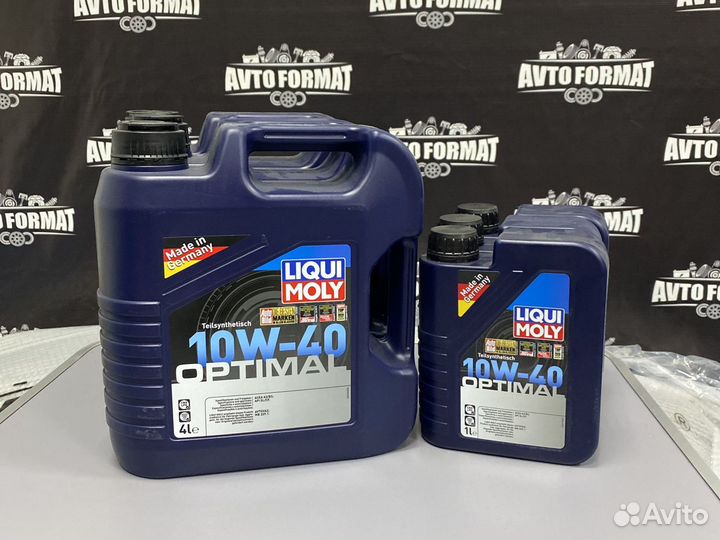 Масло моторное liqui moly Optimal 10W-40 4+1