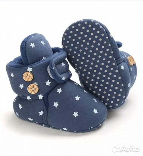 Пинетки ботиночки утепленные