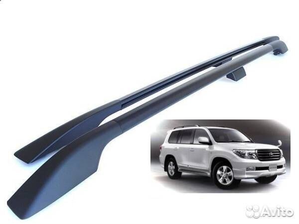 Рейлинги на Toyota Land Cruiser 200 черные