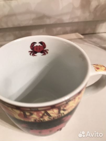 Кружка знак зодиака Рак высота-11 см,d-8,5 см