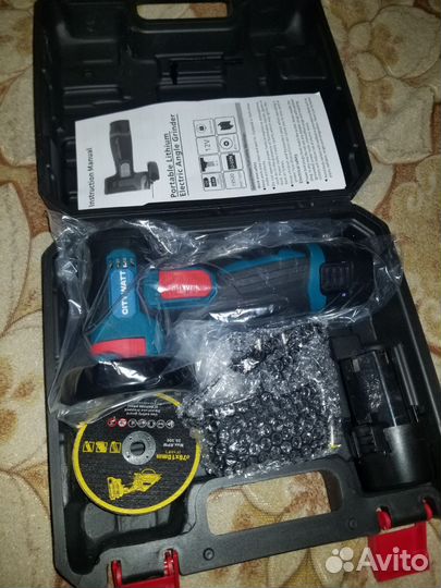 Аккумуляторная мини болгарка