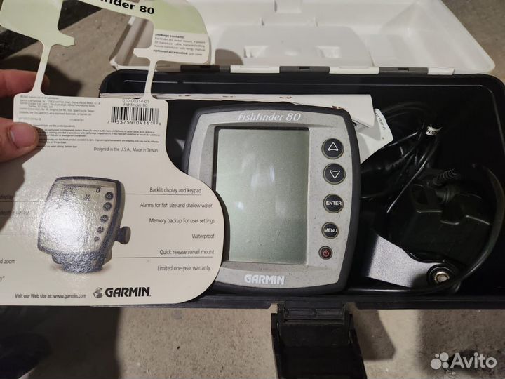 Эхолот Fishfinder 80 garmin