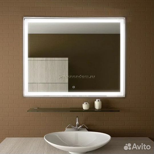 Зеркало Континент Aralia LED 1200x700 с подсветкой с сенсорным выключателем злп475