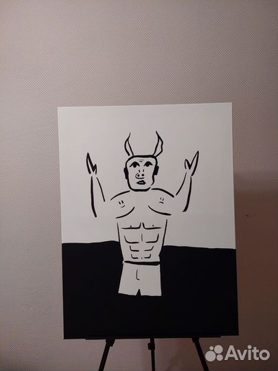 Картина акрилом 