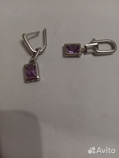 Серебряные серьги