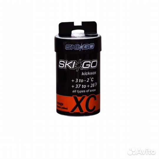 Мазь держания skigo XC Kickwax Orange (+3С