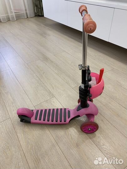 Самокат детский трехколесный бу