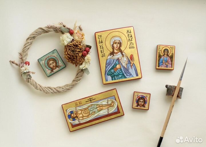 Миниатюра рукописная икона