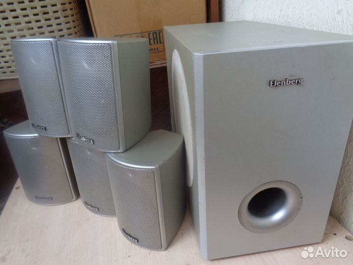 Акустические колонки 5.1 Elenberg б\у